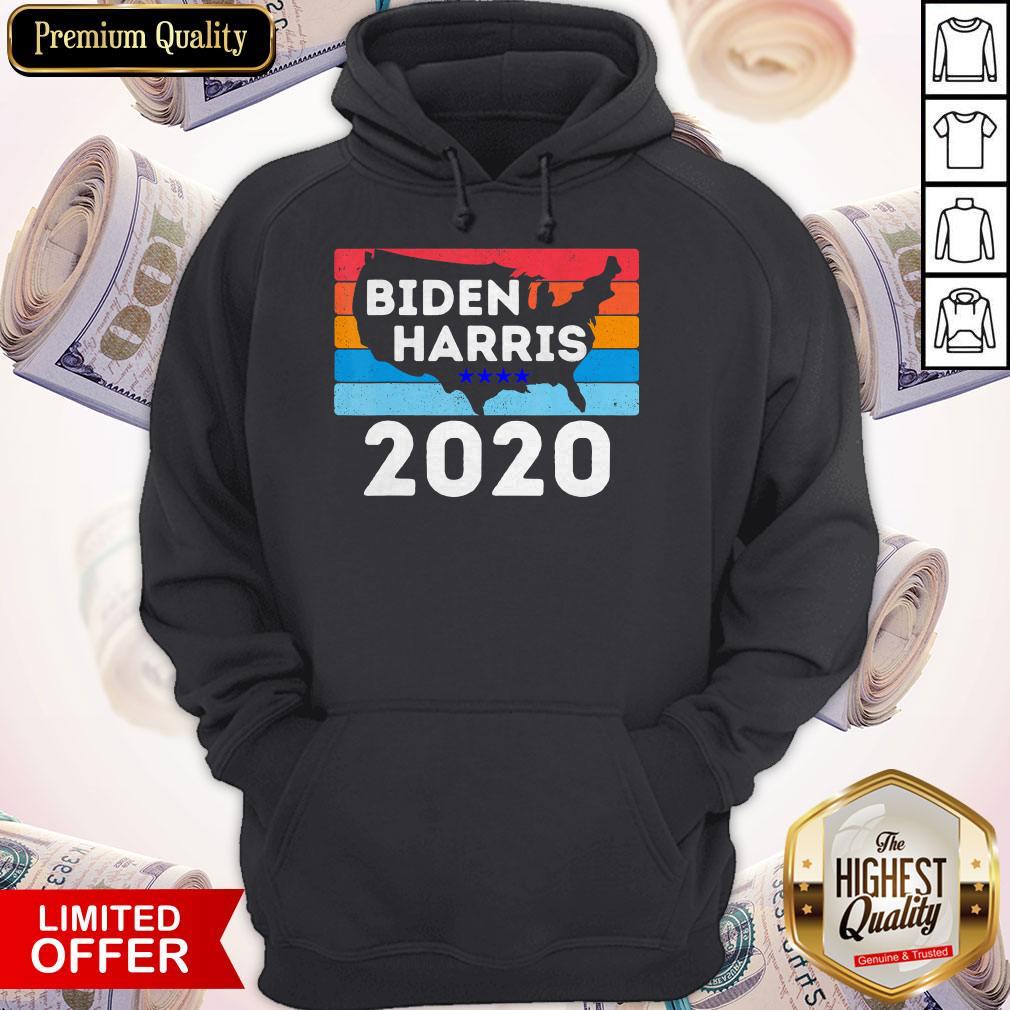 Nice Biden Harris 2020 Vintage Retro Shirt - Image 2
