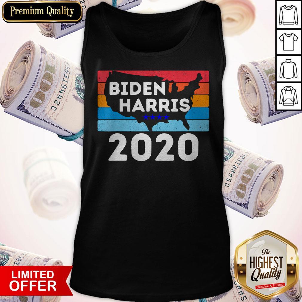 Nice Biden Harris 2020 Vintage Retro Shirt - Image 4