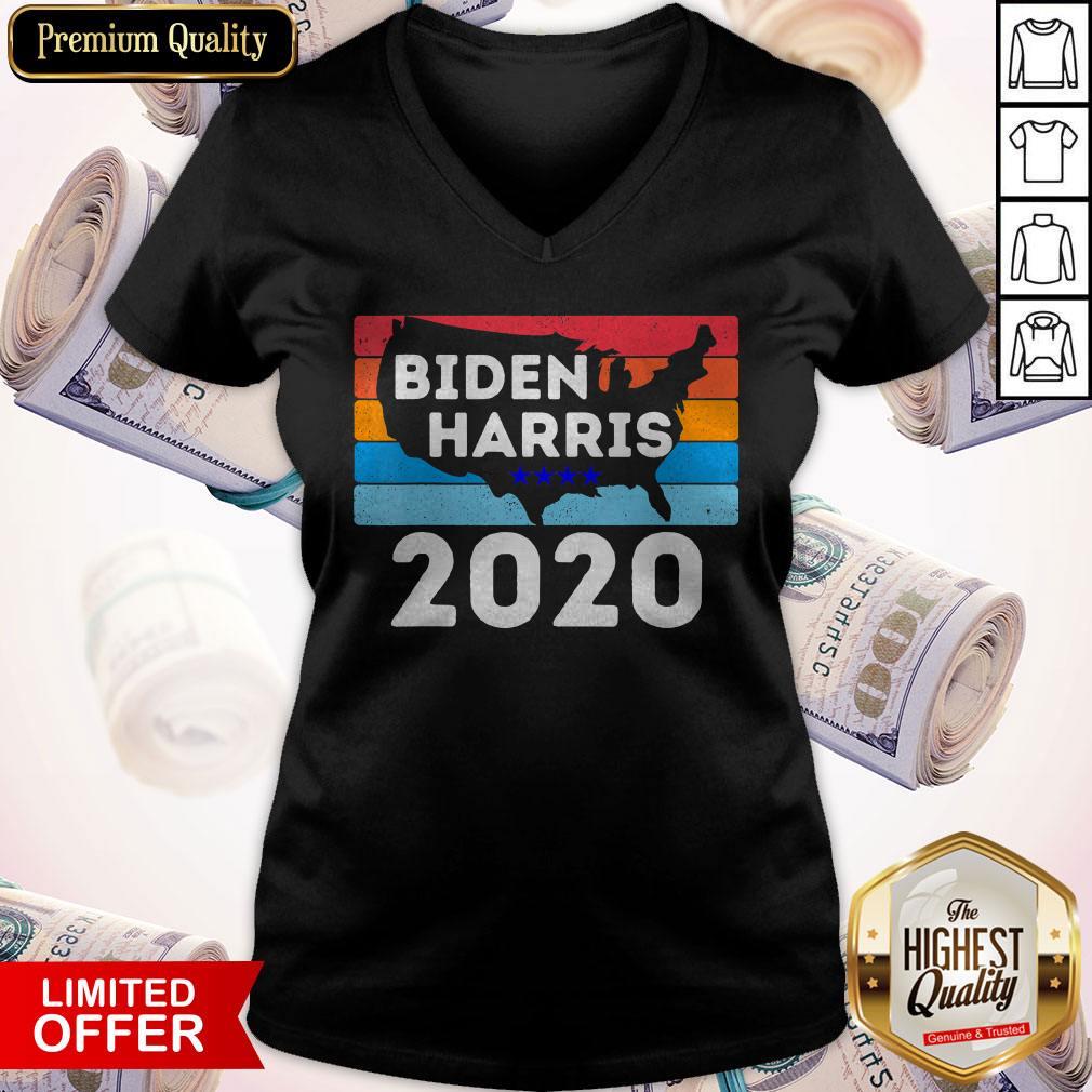Nice Biden Harris 2020 Vintage Retro Shirt - Image 3