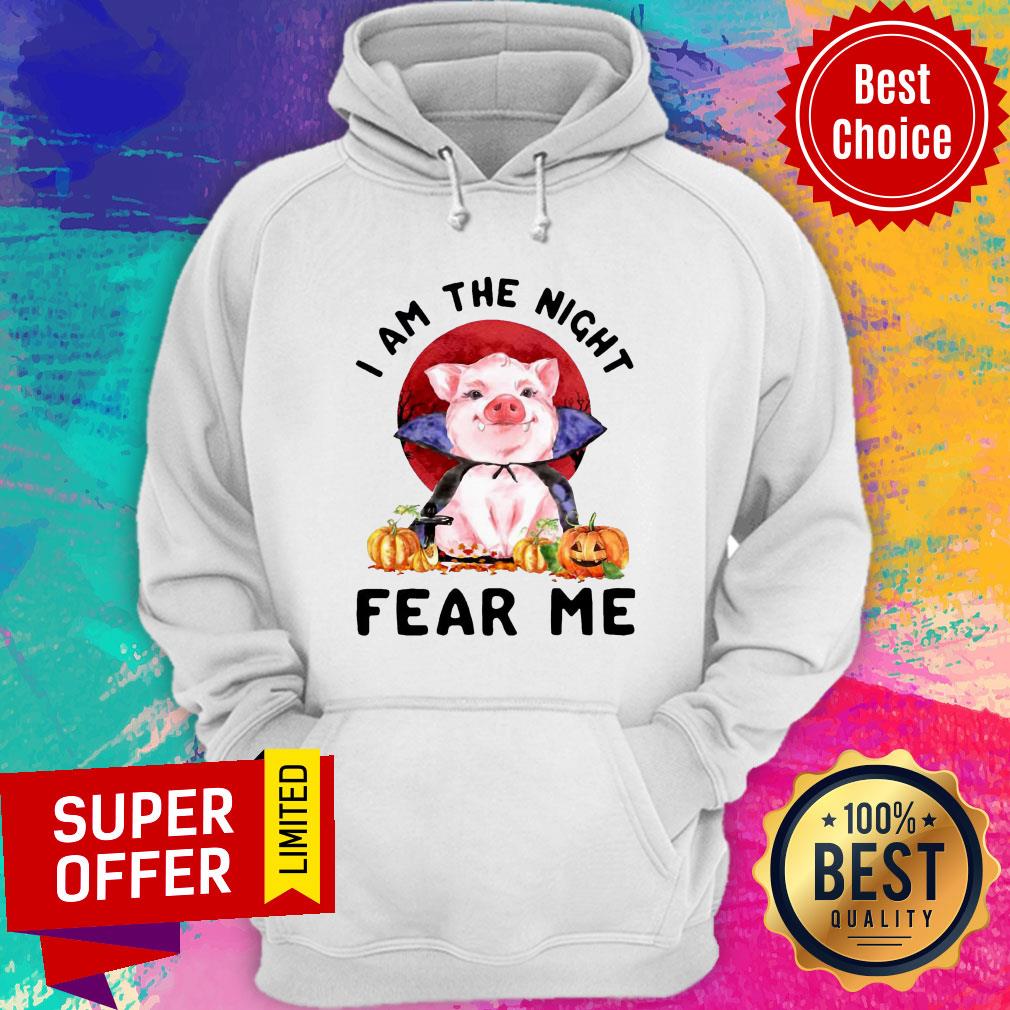Pig Witch I Am The Night Fear Me Pumpkin Halloween Shirt - Image 2