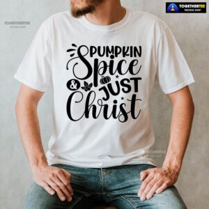 Alternative view of Pumpkin Spice & Just Christ T-Shirt