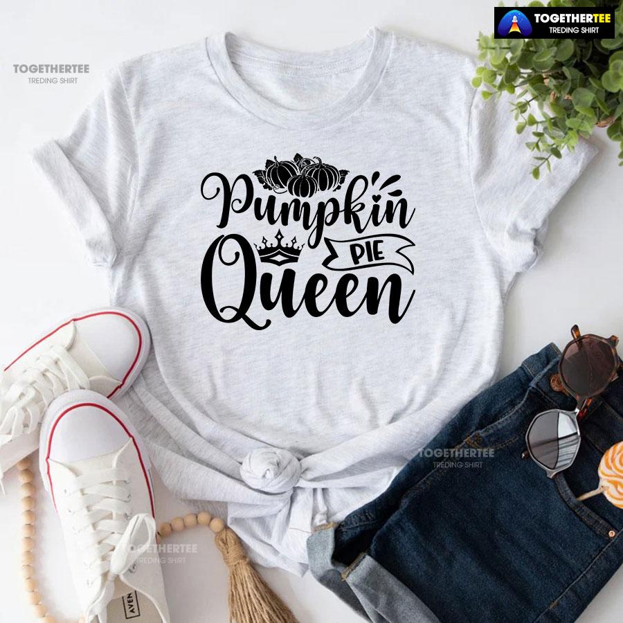 Pumpkin Pie Queen T-Shirt - Image 5