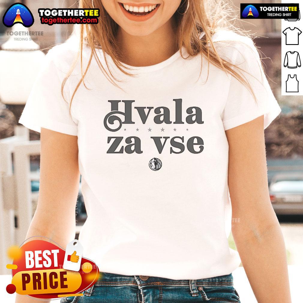 Official Dallas Mavericks Hvala Za T-Shirt - Image 3