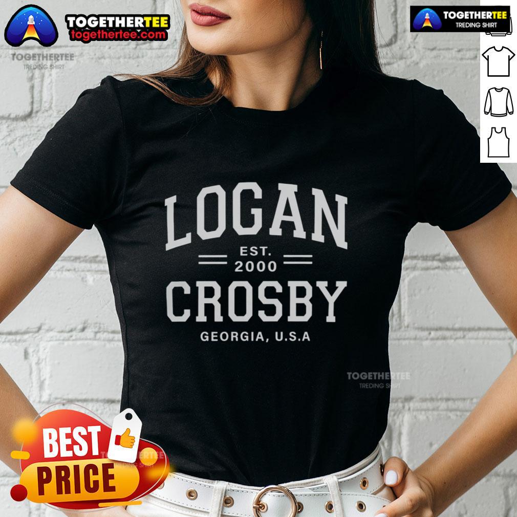 Pretty Logan Crosby Est 2000 Georgia USA T-Shirt - Image 3