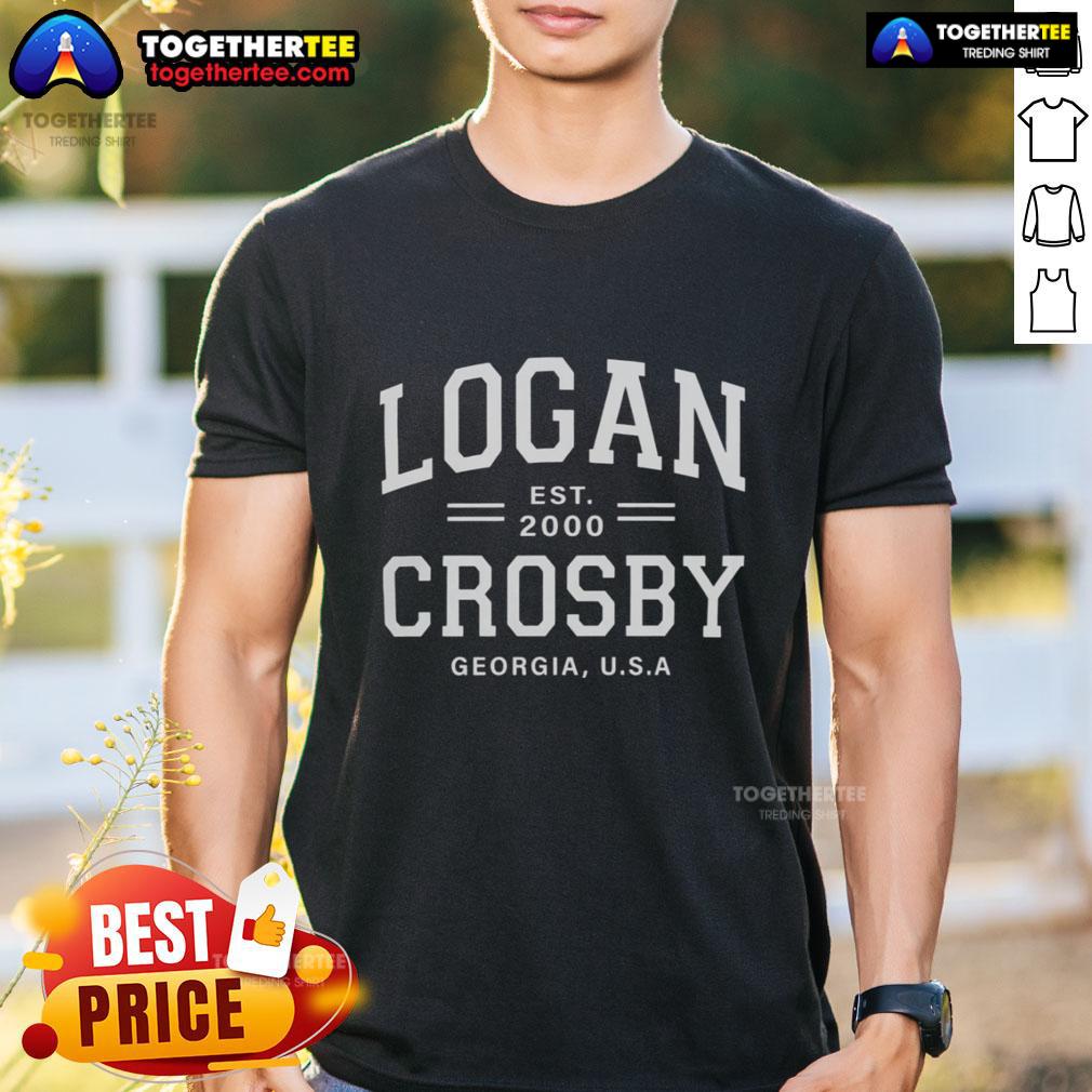 Pretty Logan Crosby Est 2000 Georgia USA T-Shirt