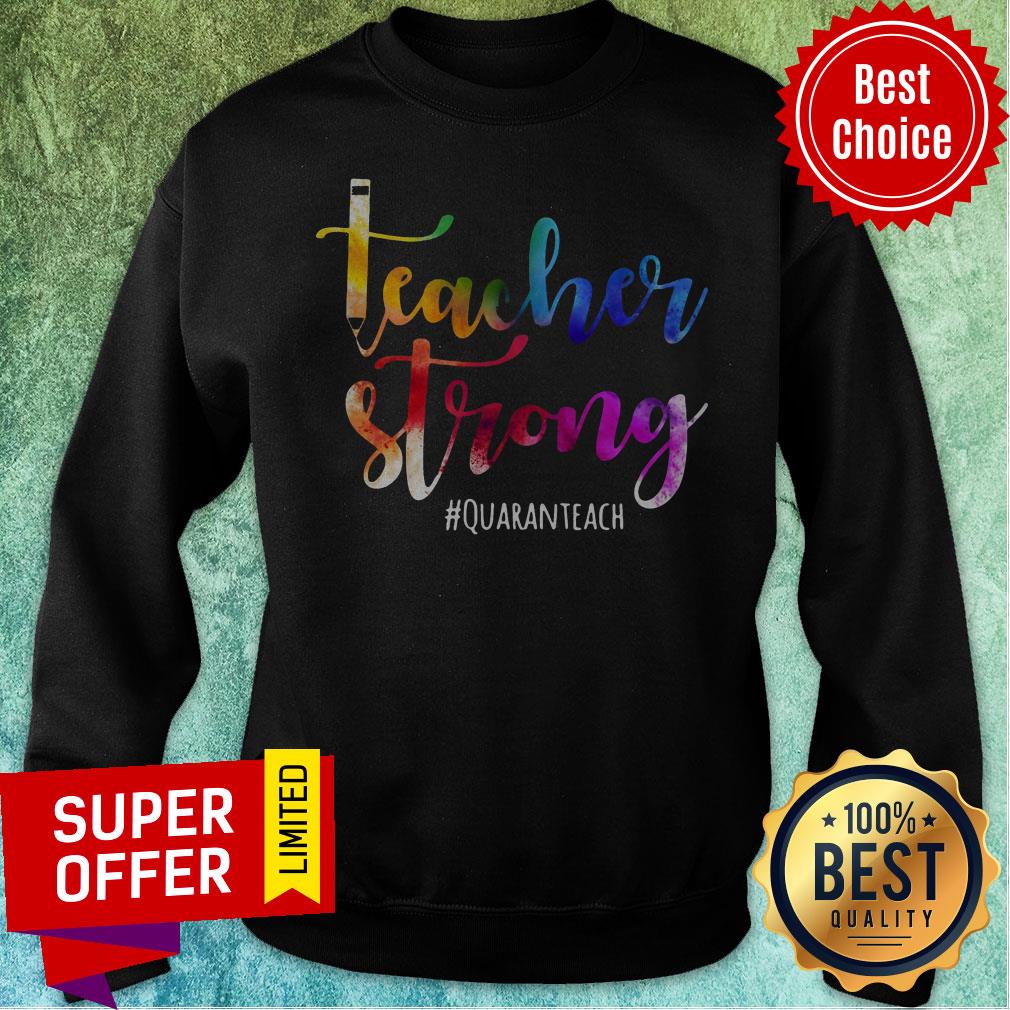 Funny Teacher Strong Quaranteach Shirt - Image 2
