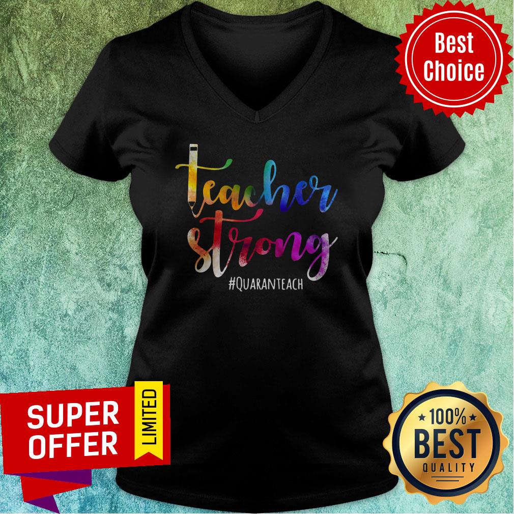 Funny Teacher Strong Quaranteach Shirt - Image 4