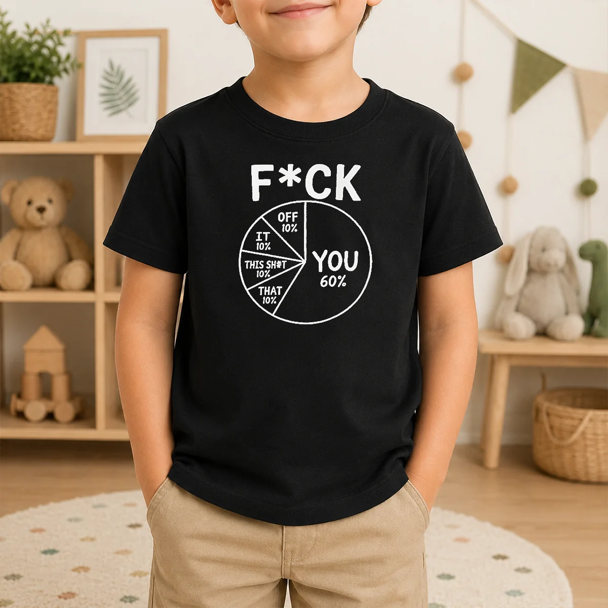 Hot Good Fck You Pie Chart Sarcastic Shirt - Image 9
