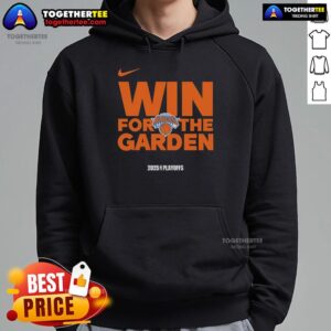 Alternative view of Premium NBA Playoffs Win For The Garden New York Knicks Logo 2025 T-Shirt