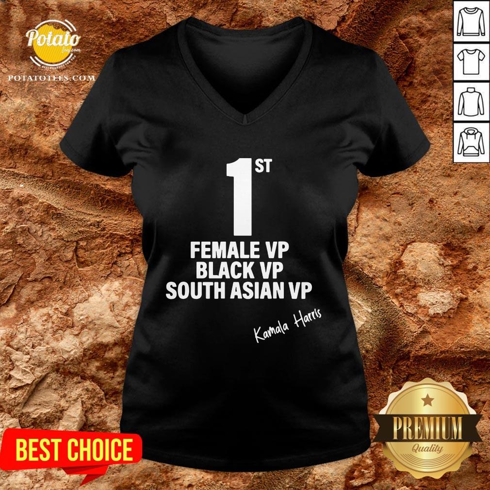 Good Kamala Harris First Female Black South Asian Vice President Shirt - Image 2