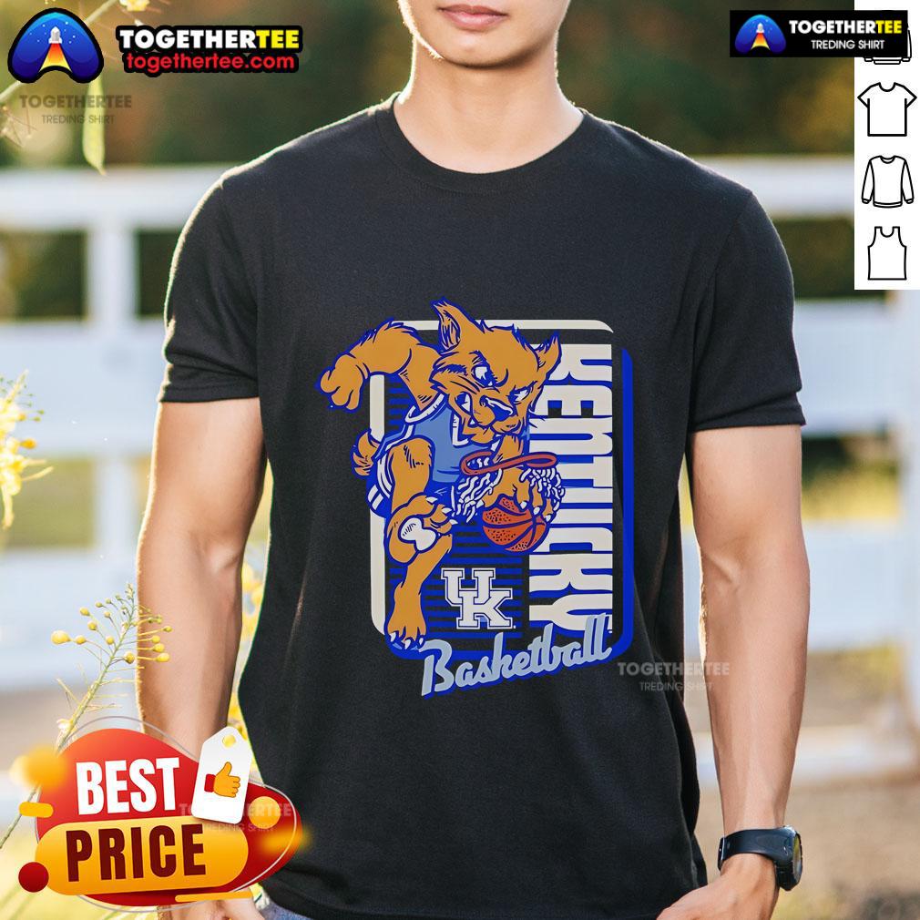 Official Kentucky Wildcats Basketball Mascot Dunk T-Shirt