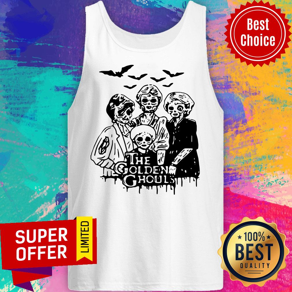 Awesome Halloween The Golden Ghouls Funny Shirt - Image 4