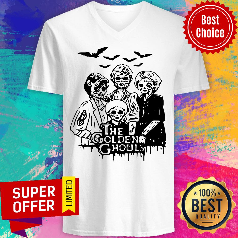 Awesome Halloween The Golden Ghouls Funny Shirt - Image 3