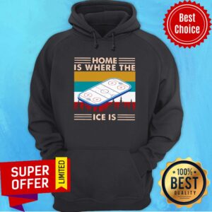 Alternative view of Home Is Where The Ice Is Vintage Retro Shirt