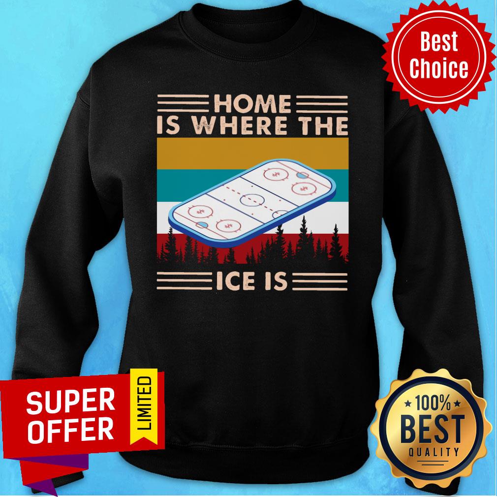 Home Is Where The Ice Is Vintage Retro Shirt - Image 5