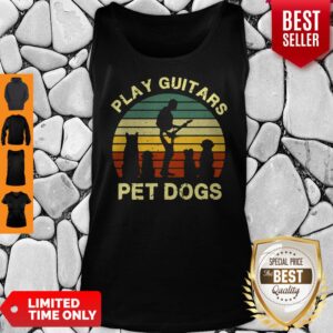 Alternative view of Top Play Guitars Player Pet Dogs Funny Gift For Dog Lovers Shirt