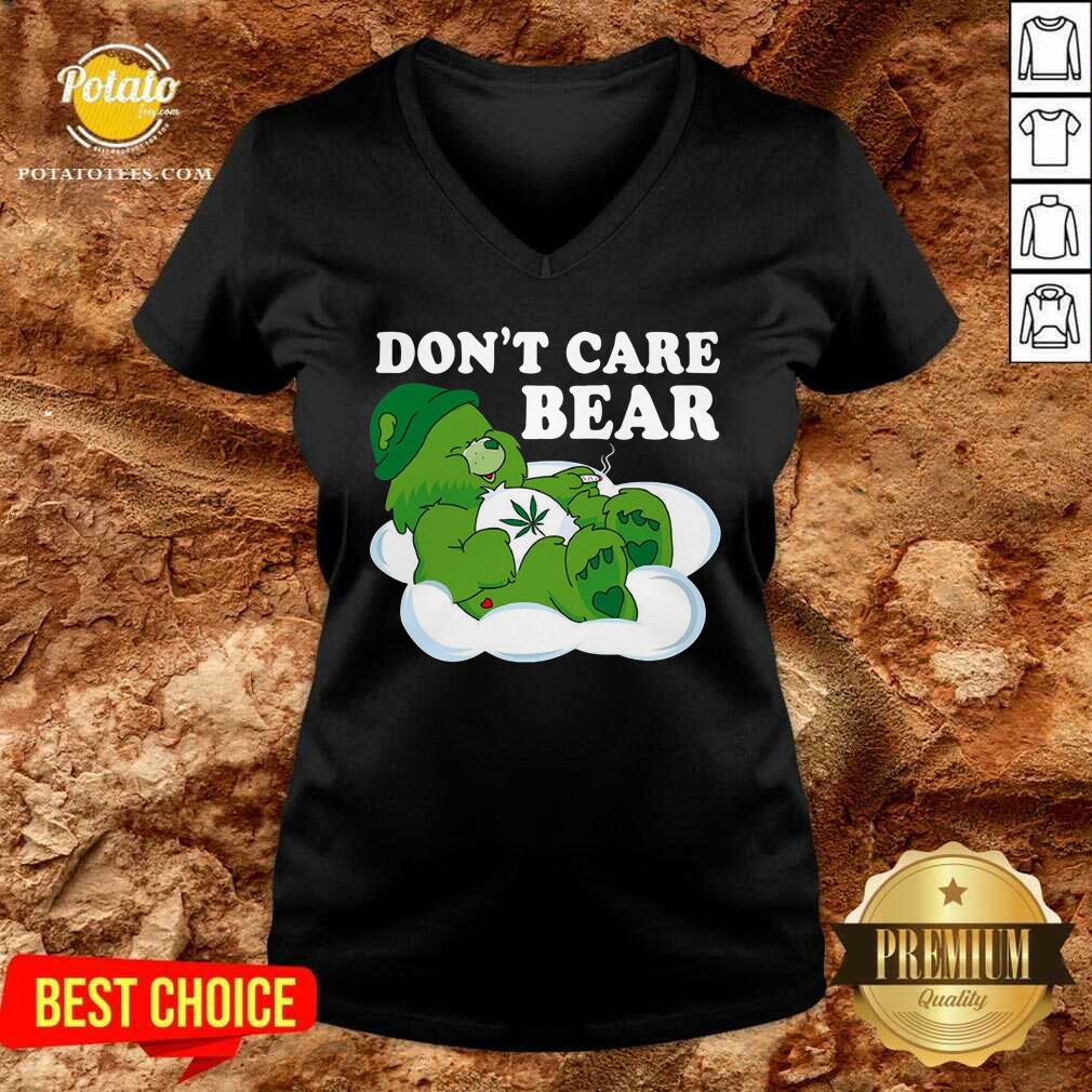 Don'T Care Bear Weed Shirt - Image 2