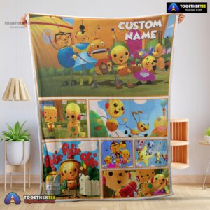 Official Cartoon Rolie Polie Olie Blanket Fleece Customized Blanket
