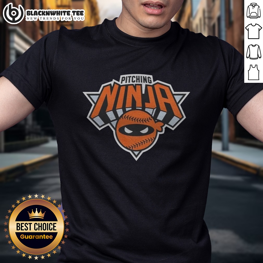 Awesome New York Knicks Pitching Ninja Shirt