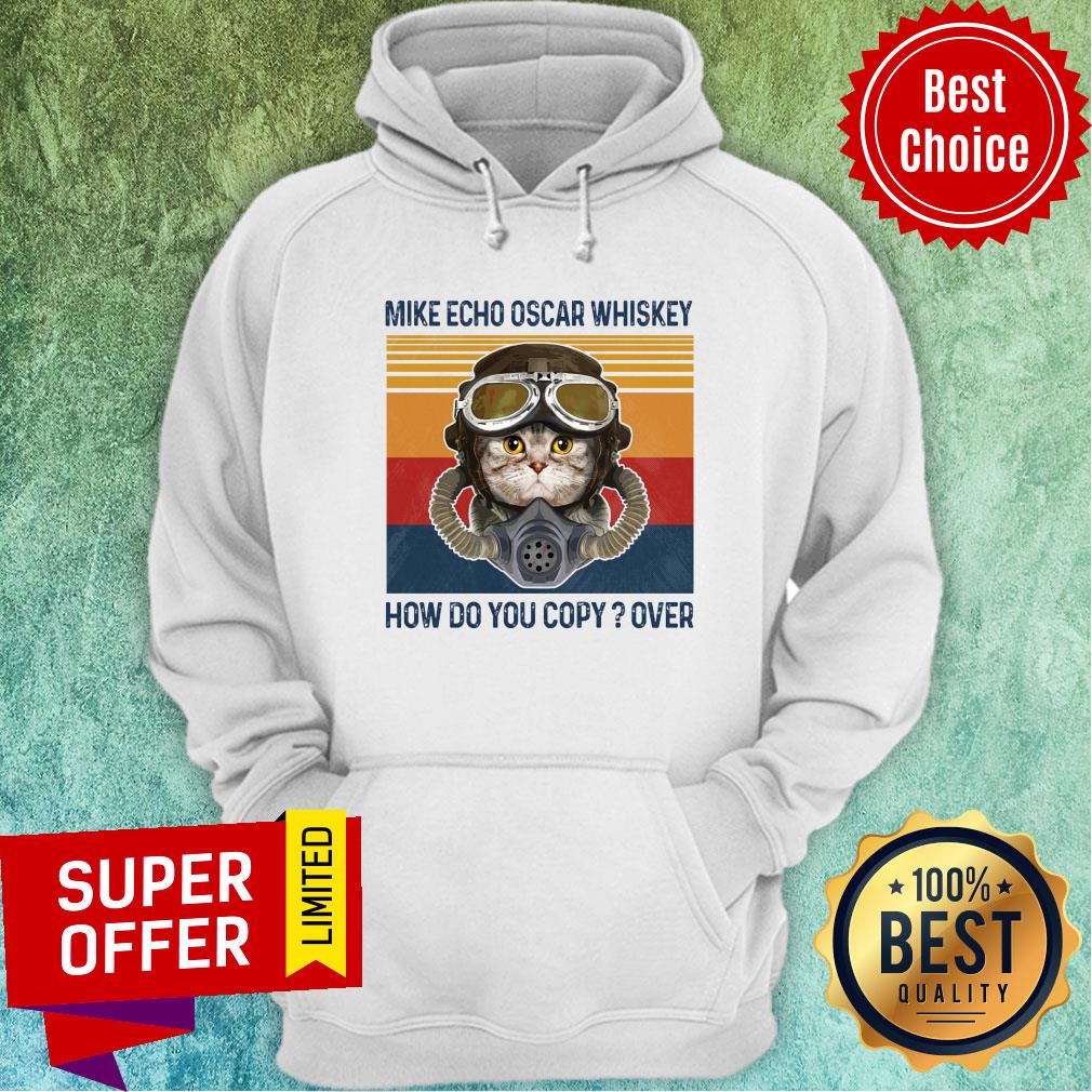 Cat Mike Echo Oscar Whiskey How Do You Copy Over Vintage Shirt - Image 2