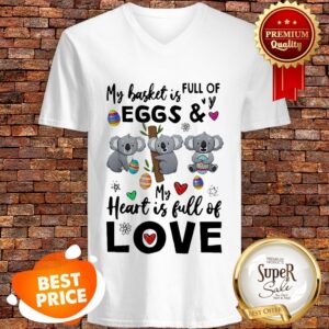 Alternative view of Nice Koala My Basket Full Of Eggs And My Heart Full Of Love Shirt