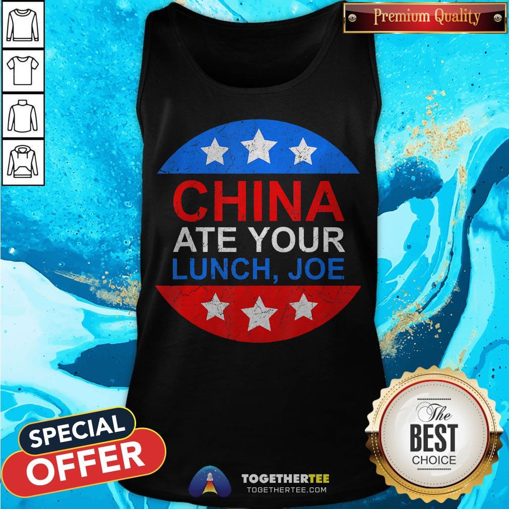 China Ate Your Lunch Joe Funny 2020 Presidential Debate Gift T-Shirt - Image 3