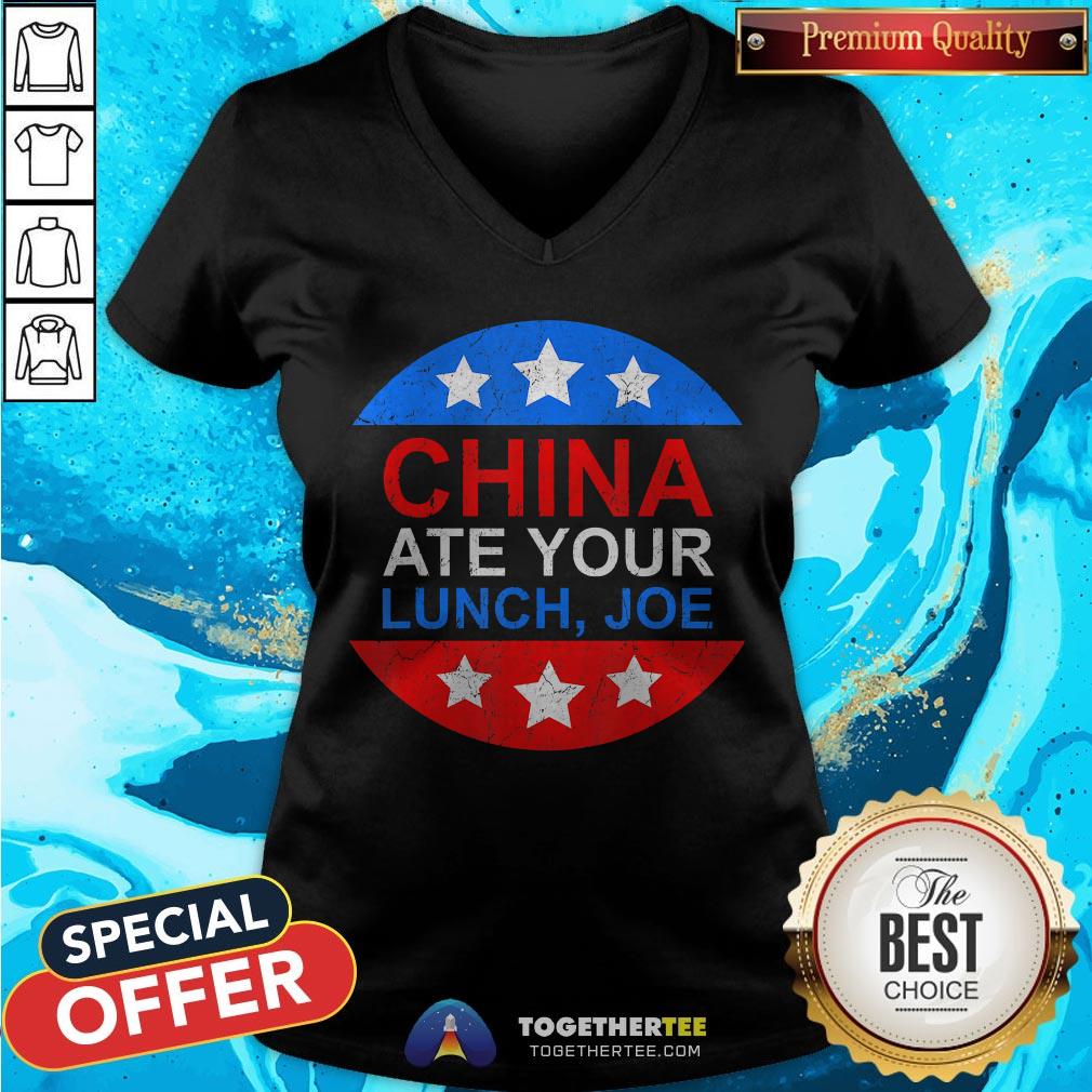 China Ate Your Lunch Joe Funny 2020 Presidential Debate Gift T-Shirt - Image 2