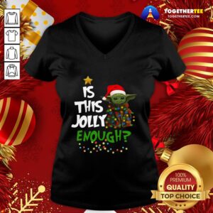 Alternative view of Premium Baby Yoda Is This Jolly Enough Shirt
