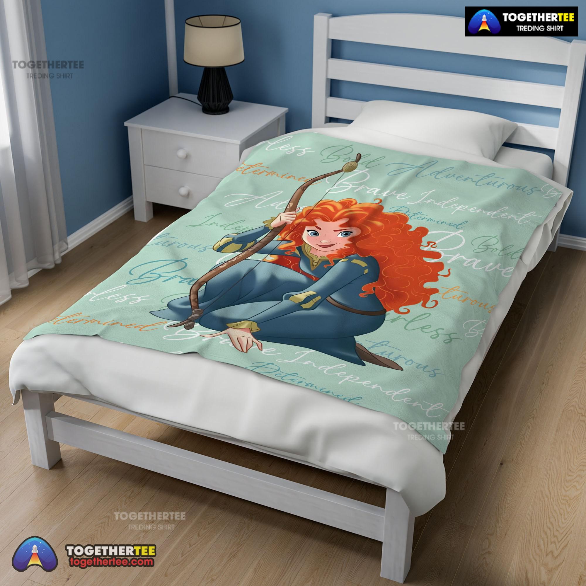 Official Disney Brave Merida Princess Blanket Fleece - Image 2