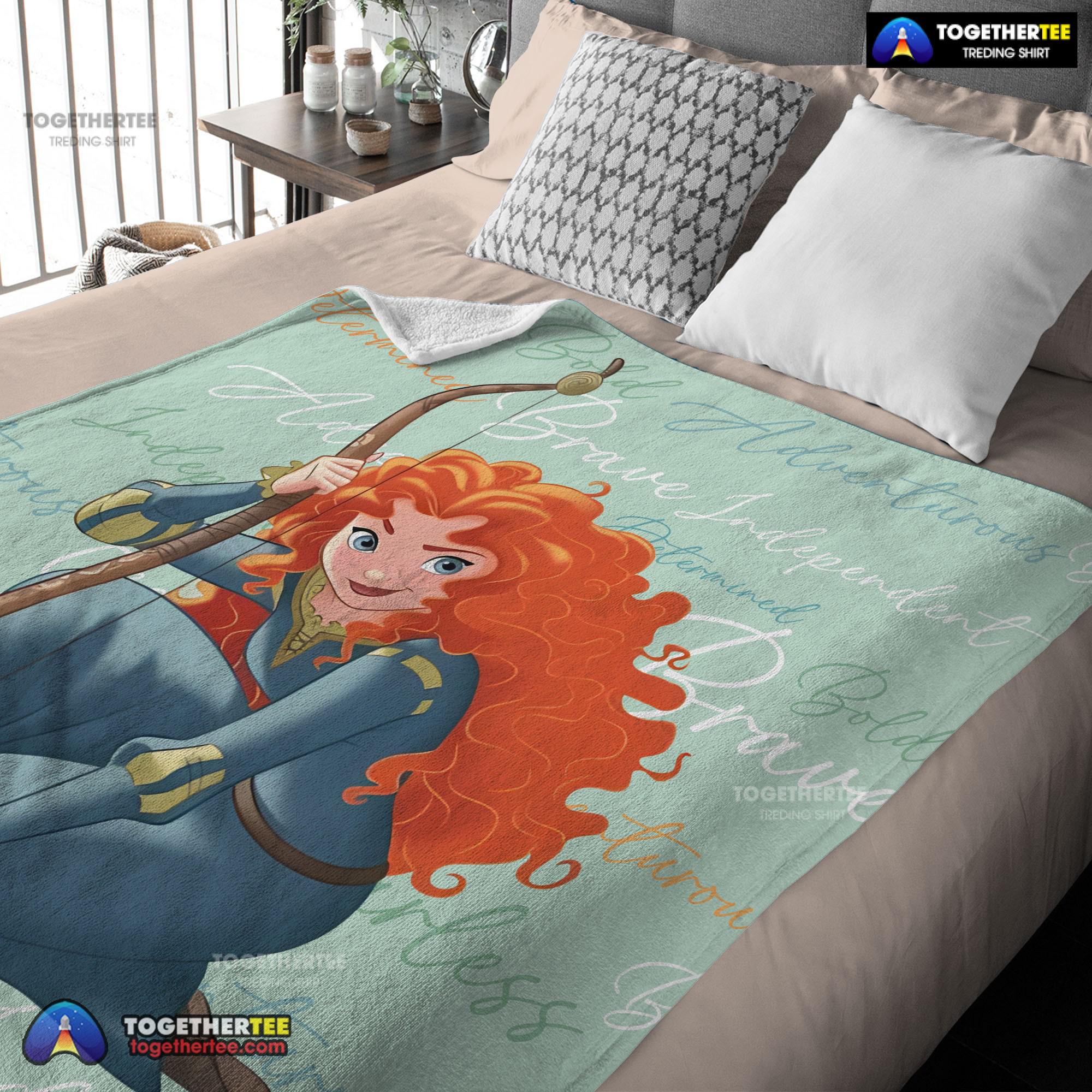 Official Disney Brave Merida Princess Blanket Fleece - Image 3