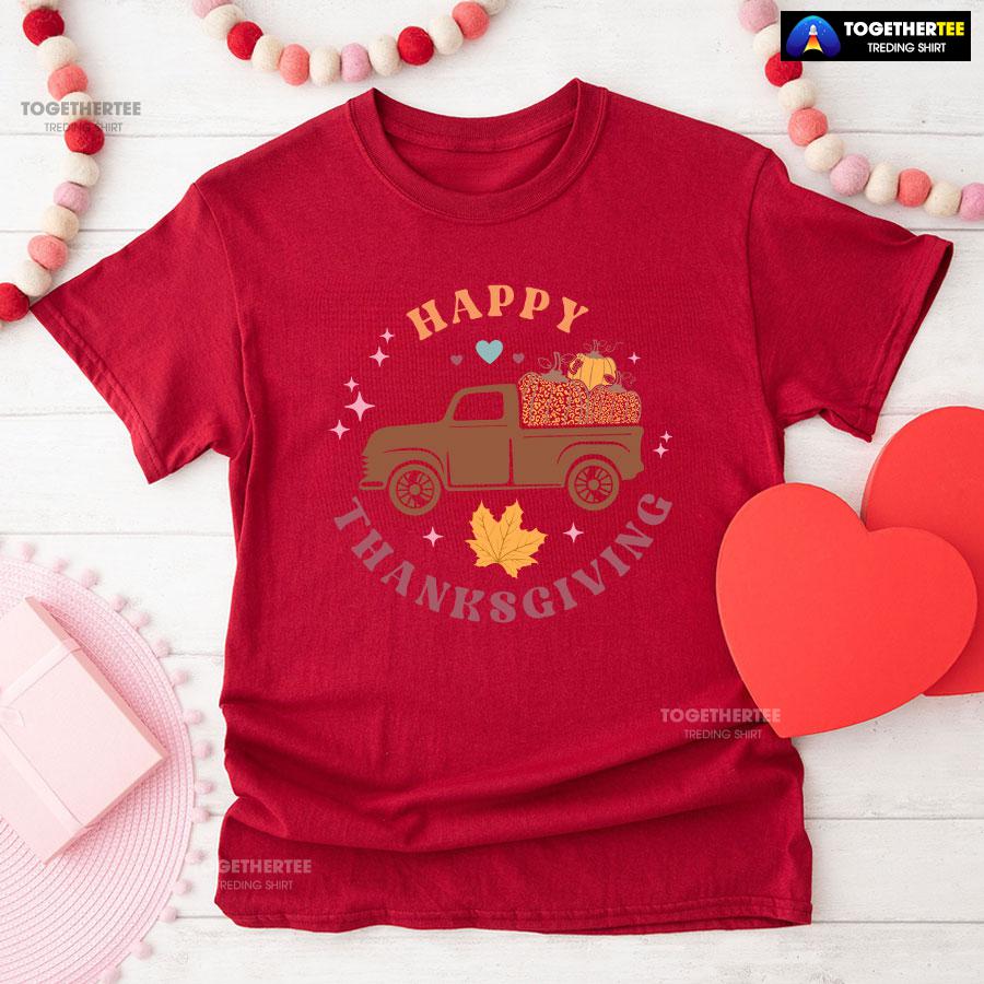 Happy Thanksgiving Pumpkin Leopard T-Shirt - Image 8