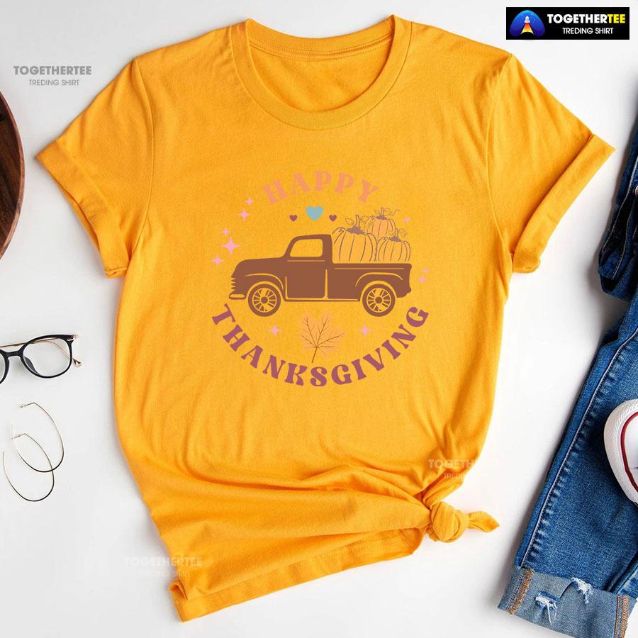 Happy Thanksgiving Pumpkin Leopard T-Shirt - Image 10
