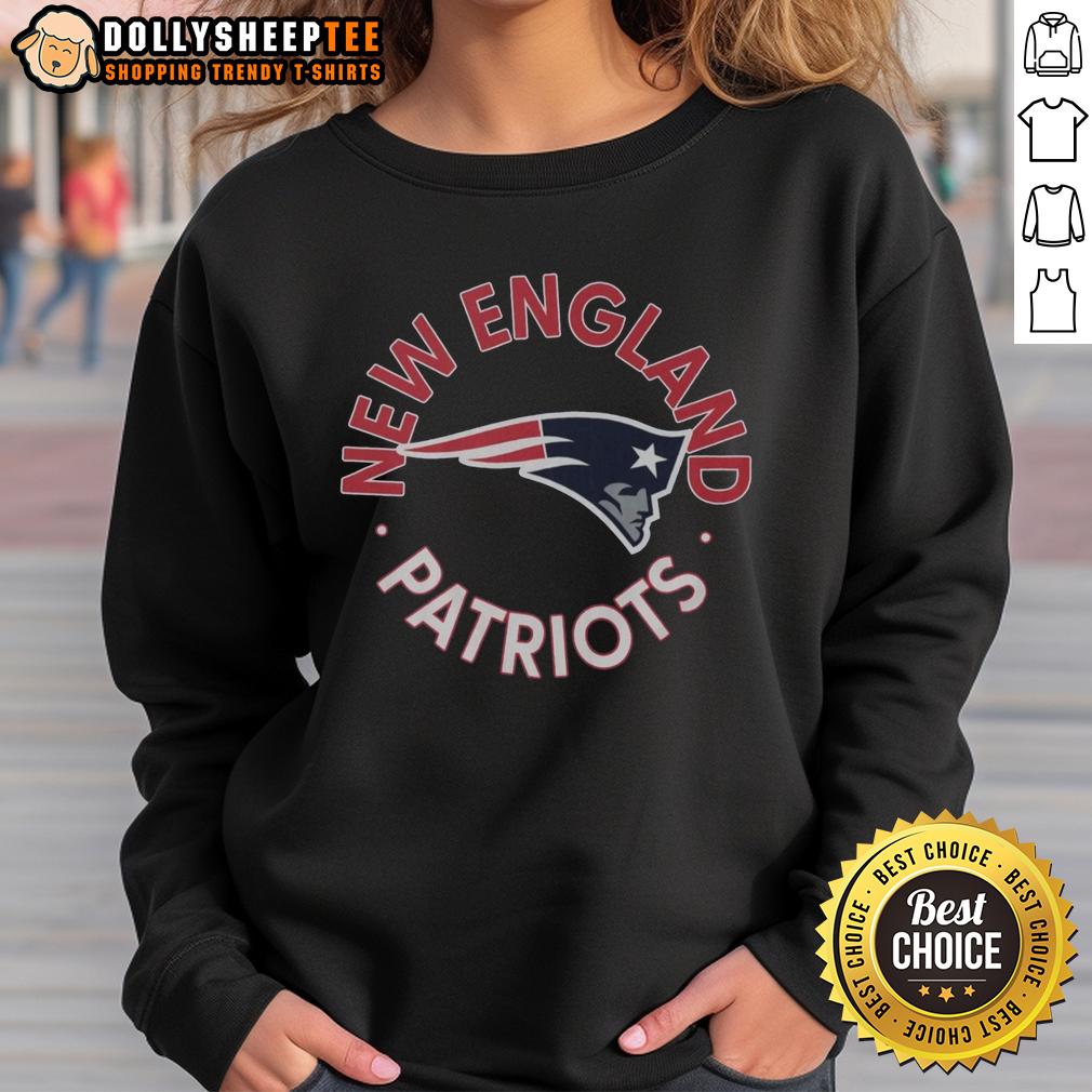 Original New England Patriots Circle T-Shirt - Image 5