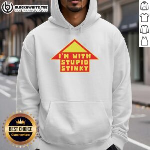 Alternative view of Hot I'm With Stupid Stinky T-Shirt