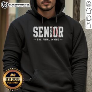 Alternative view of Top Baseball Senior 2026 The Final Inning Senior Retro T-Shirt