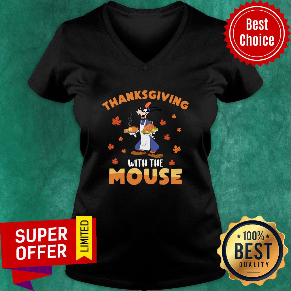 Goofy Dog Thanksgiving With The Mouse Shirt - Image 3