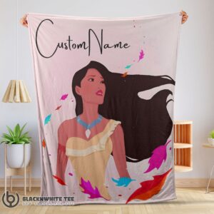Awesome Cute Disney Pocahontas Blanket Fleece Customized Blanket