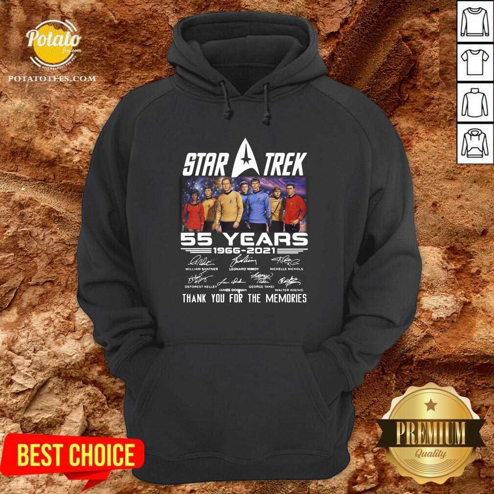 Premium Star Trek 55 Years 1966 2021 Thank You For The Memories Signatures Shirt - Image 5
