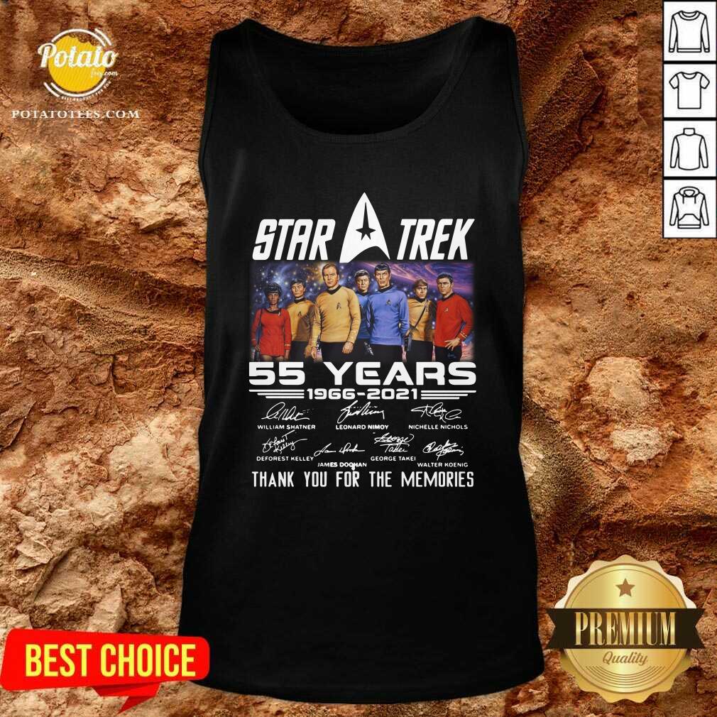 Premium Star Trek 55 Years 1966 2021 Thank You For The Memories Signatures Shirt - Image 3