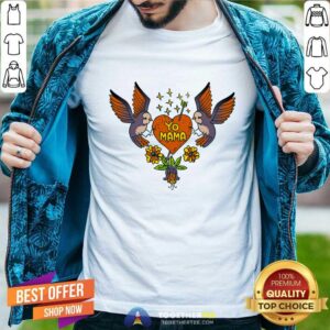 Great Yo Mama Flowers And Bird T-Shirt