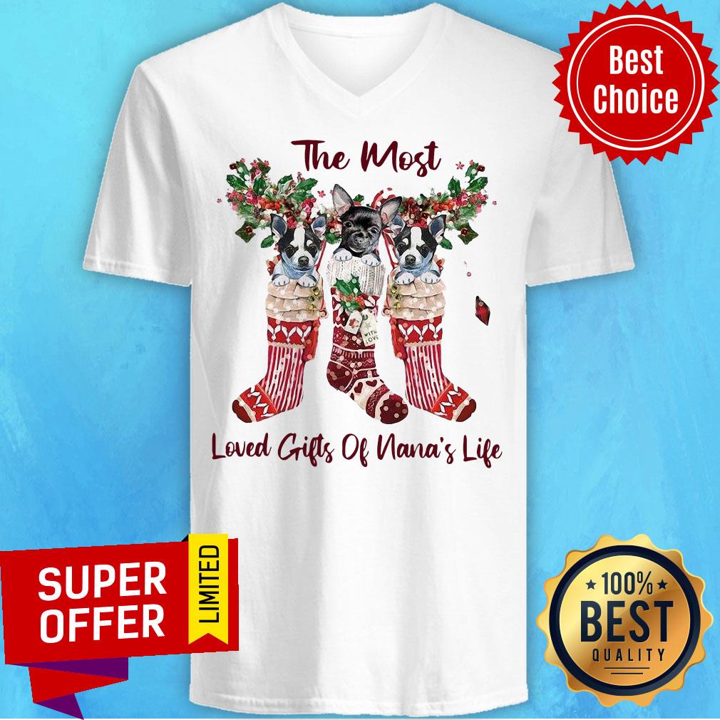 Top The Most Loved Gifts Of Nana’s Life Christmas Shirt - Image 5