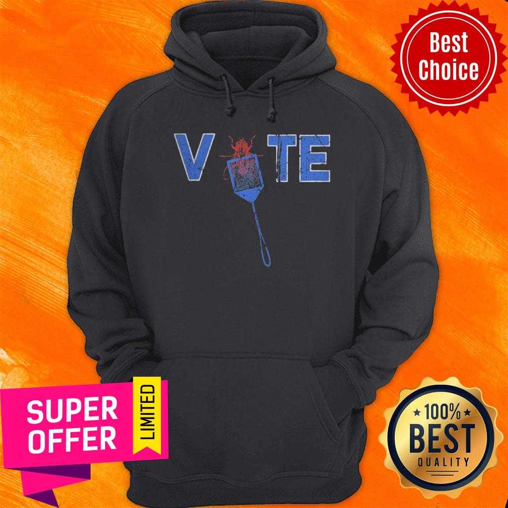 Funny Vote Truth Over Flies Fly Swatter Biden 2020 Shirt - Image 2