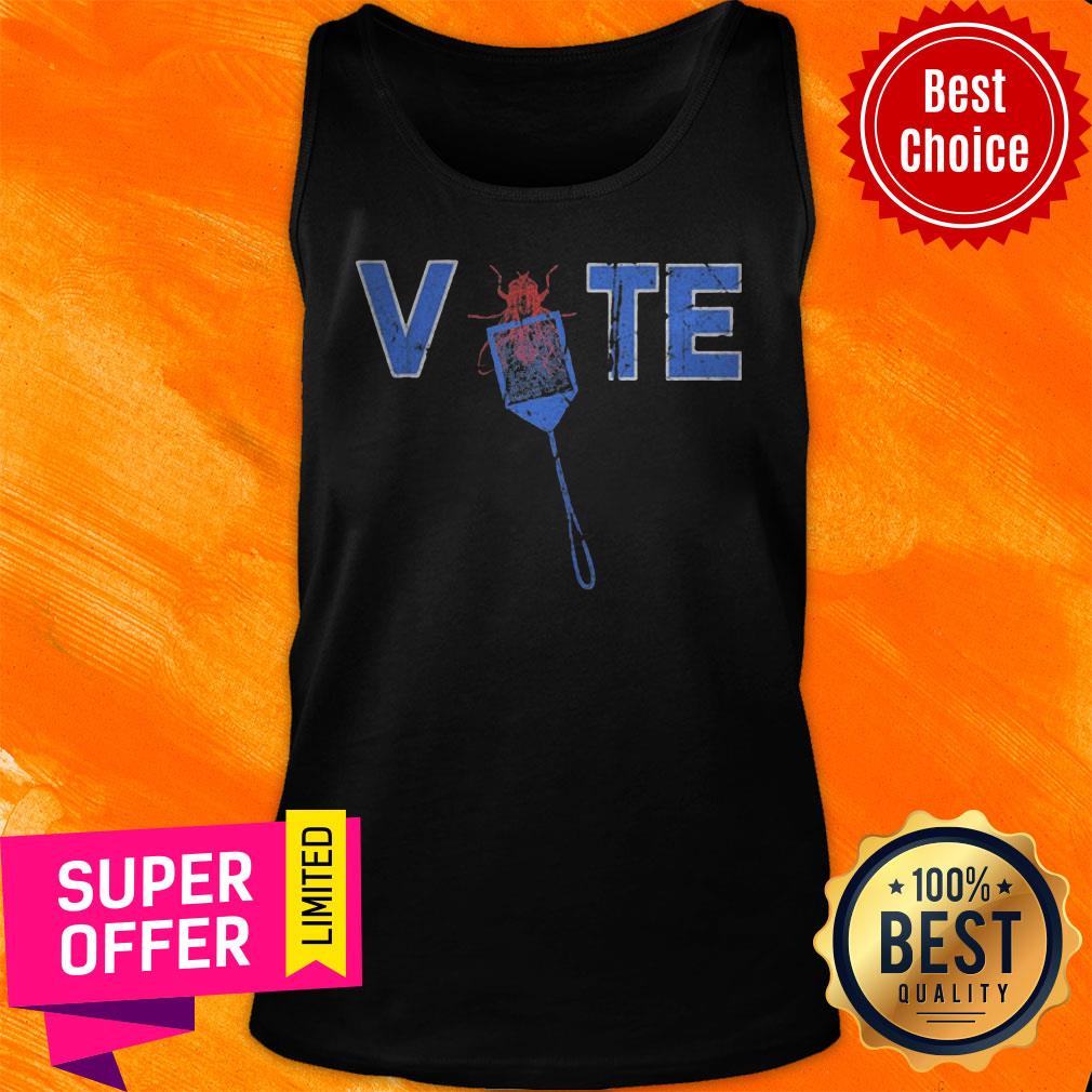 Funny Vote Truth Over Flies Fly Swatter Biden 2020 Shirt - Image 4