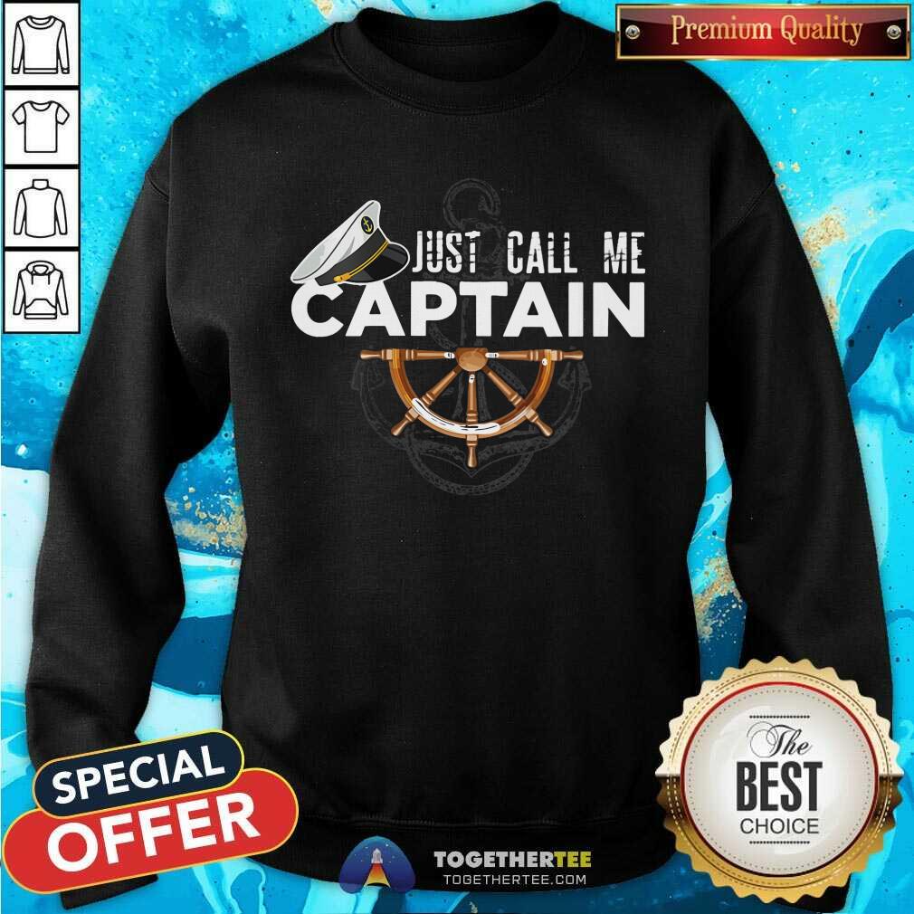 Just Call Me Captain Shirt - Image 4