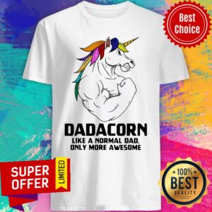 Premium Dadacorn Muscle Unicorn Fathers Day Shirt