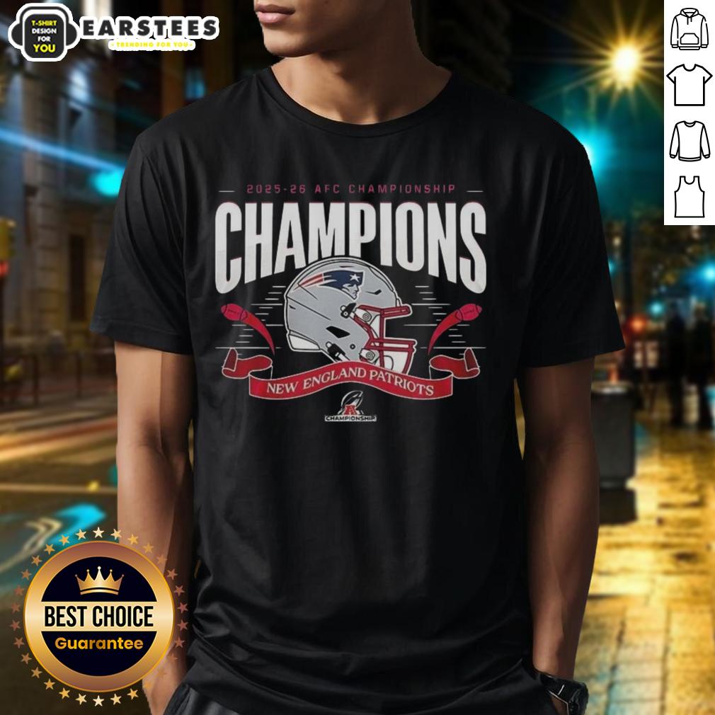 Premium New England Patriots 2025-2026 AFC Championship Champions T-Shirt
