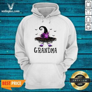 Alternative view of Cool Grandma Witch Hat Halloween Shirt