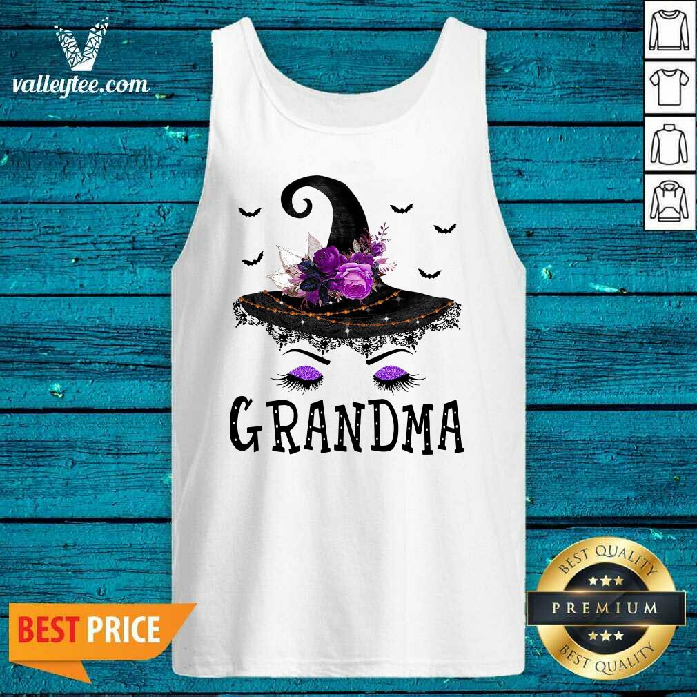 Cool Grandma Witch Hat Halloween Shirt - Image 4
