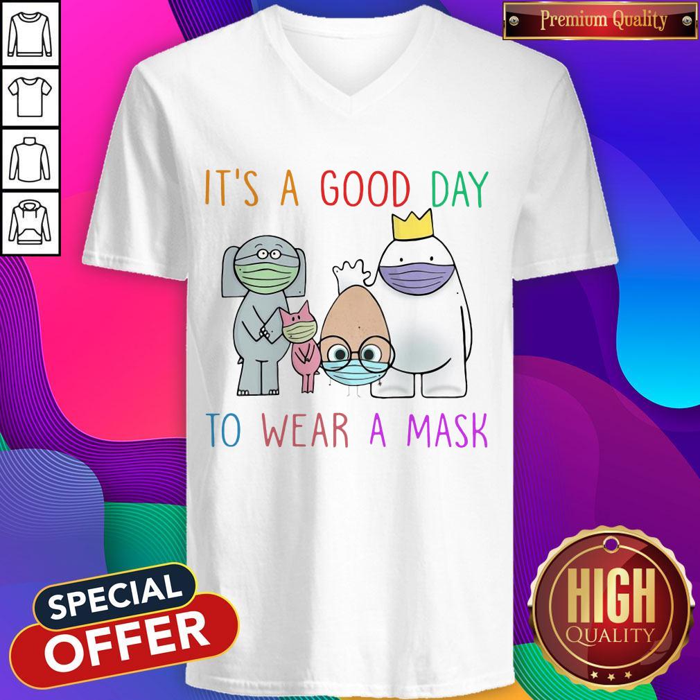 Teacher It'S A Good Day To Wear A Mask Shirt - Image 2