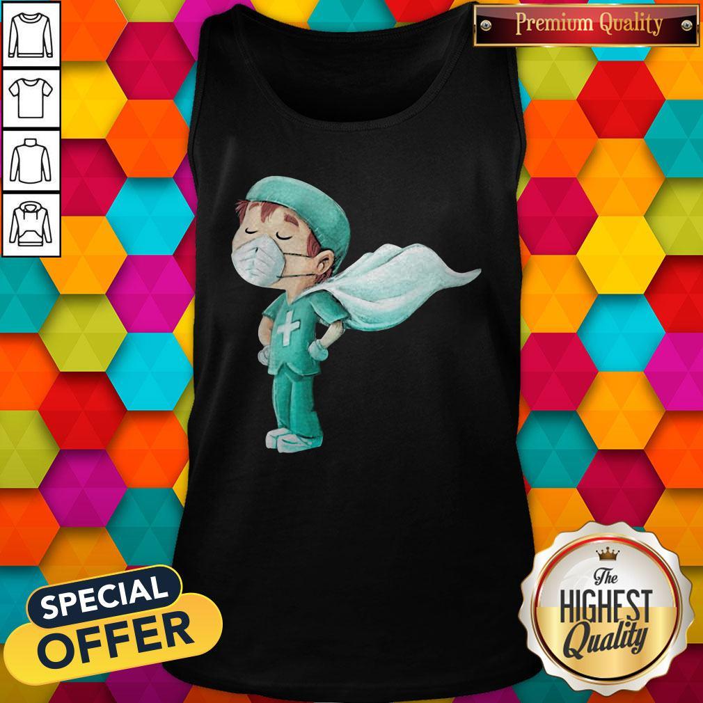 Doctor Hero Cape Mask Coronavirus Shirt - Image 4